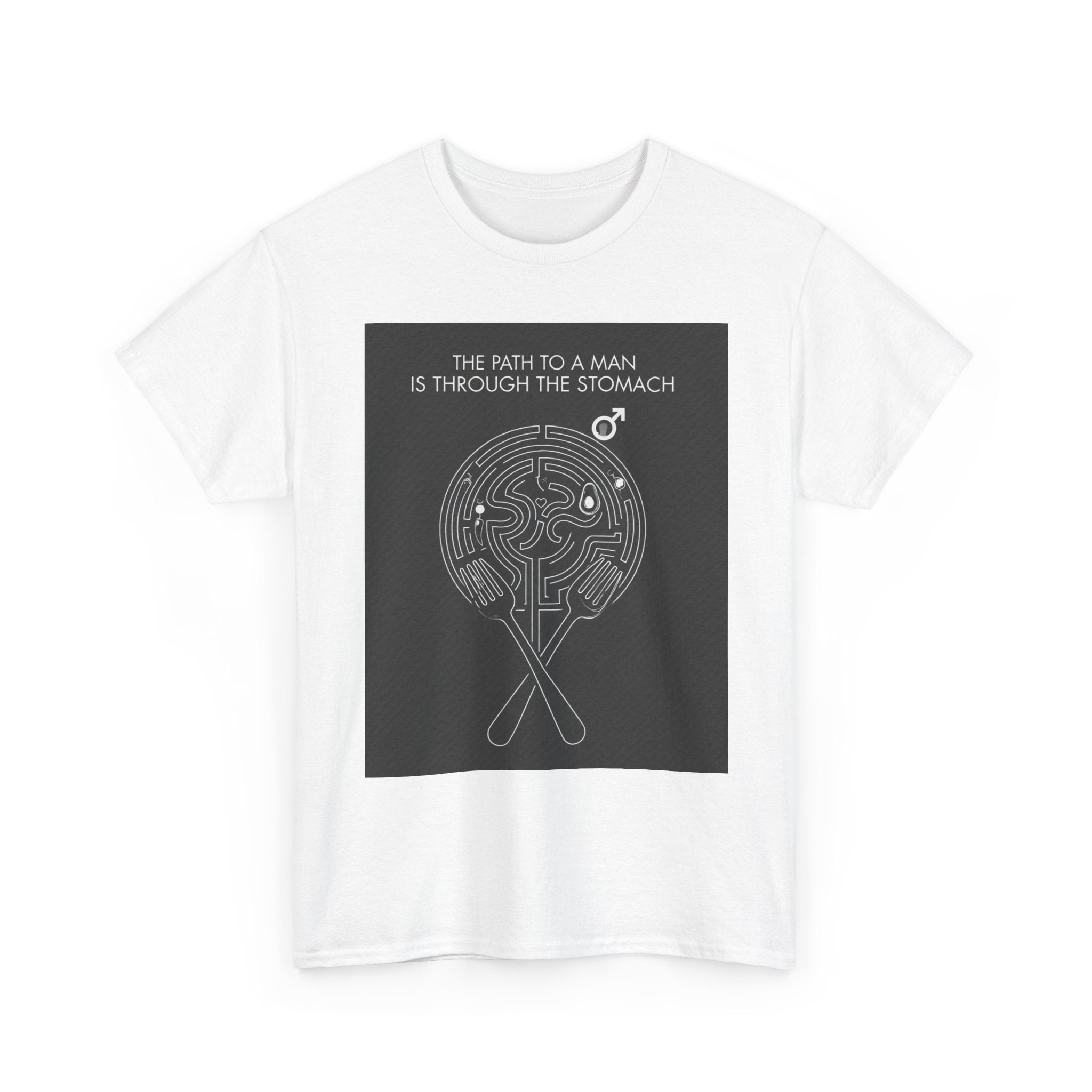 The Path to a Man - Mystical Spiritual Design T-Shirt | Symbolic Artwork